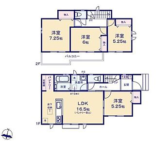 ☆大型キッチンパントリー付き☆
うれしい可動棚付き！家族が多いとすぐなくなってしまう水や食材をまとめ買いしても置き場所に困らないのはうれしいですね♪ 