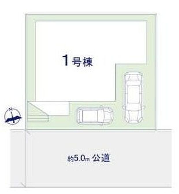土地面積112.57m2建物面積105.19m2
南側道路に面する整形地♪