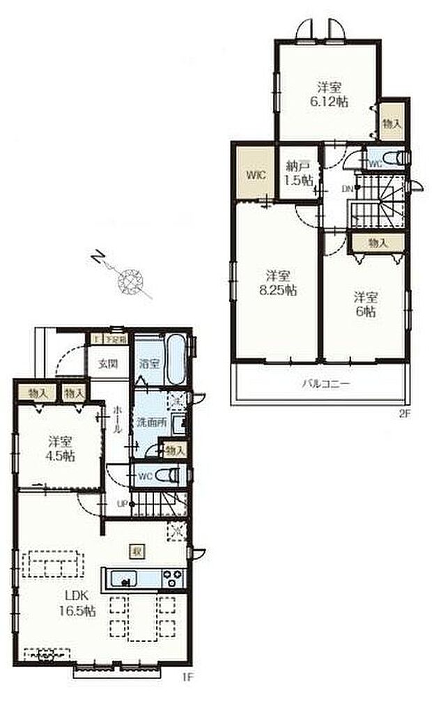(B号棟)、価格4190万円、4LDK+S、土地面積179.55m2、建物面積102.16m2