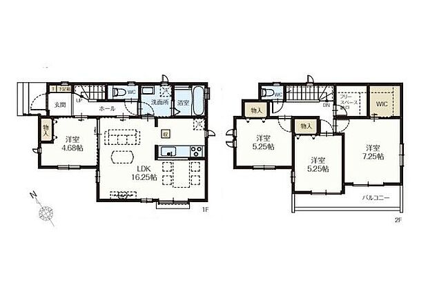 (A号棟)、価格4090万円、4LDK+S、土地面積120.36m2、建物面積97.71m2