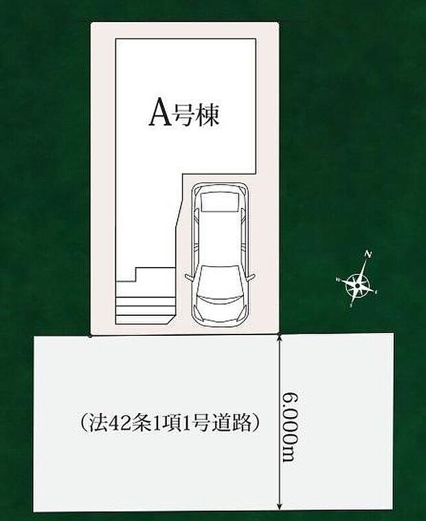 南向きの採光良好な物件♪ビルトインガレージ付きで雨の日でも安心です♪