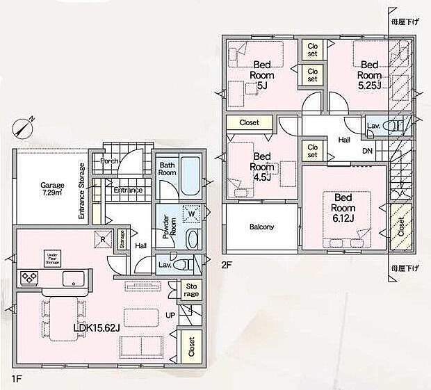 (1号棟)、価格3688万円、4LDK、土地面積106.13m2、建物面積101.64m2