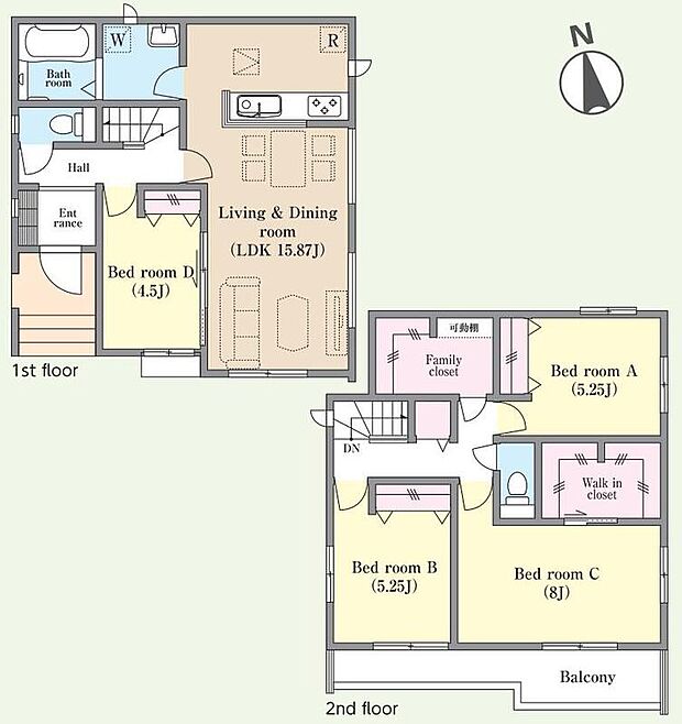(1-B号棟)、価格4990万円、4LDK、土地面積110.01m2、建物面積101.64m2