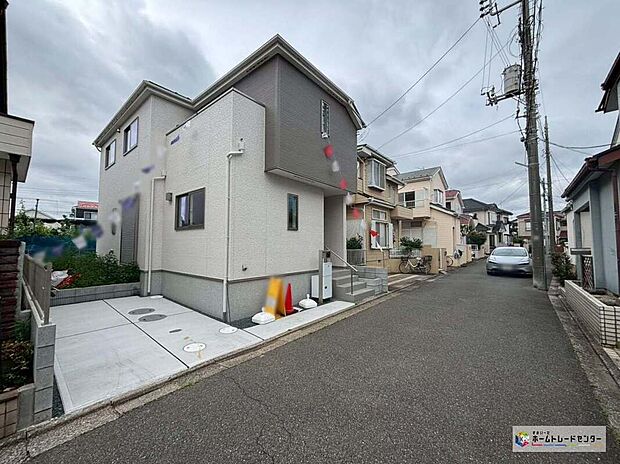 【現地外観写真】休日にご家族揃ってご見学はいかがでしょうか♪実際の現地を見てみると図面などではわからない、新たな発見もありますのでまずはお気軽にお問い合わせください♪