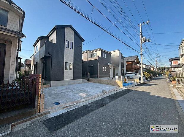 【前面道路含む現地写真】休日にご家族揃ってご見学はいかがでしょうか♪実際の現地を見てみると図面などではわからない、新たな発見もありますのでまずはお気軽にお問い合わせください♪