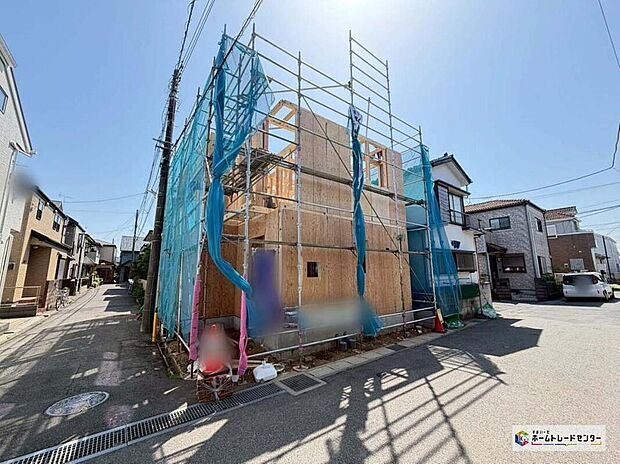 【現地外観写真】休日にご家族揃ってご見学はいかがでしょうか♪実際の現地を見てみると図面などではわからない、新たな発見もありますのでまずはお気軽にお問い合わせください♪