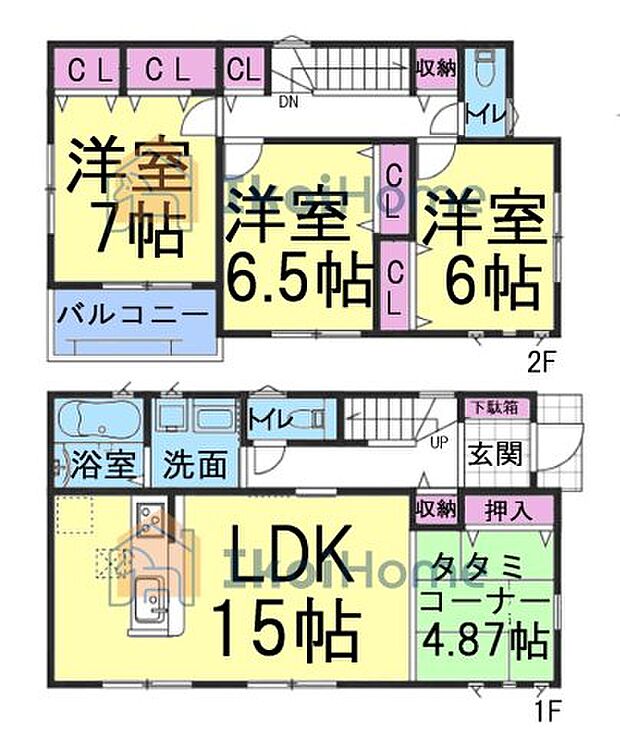 【ホームページに現地動画掲載中】●年中無休:当日予約可●陽当り良好の南向きバルコニー完備の4LDK!