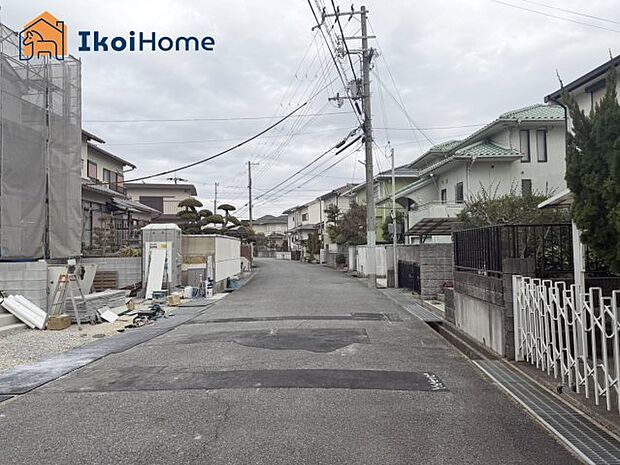 【外観】●年中無休:当日予約可●前面道路南向き幅員約6.5mで広々しております!交通量も少なく安心!