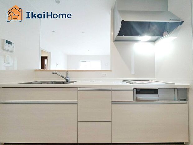 【コンロ】●施工事例●ガスコンロは高火力での調理も可能で、調理器具を選ばなくてもいいので便利です。