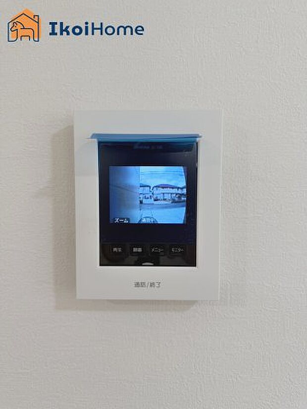 【モニターホン】来客があった時にも画面越しに顔を確認できるほか、録画機能も付いているので安心です。