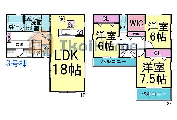 【3LDK】詳細・備考までお読み頂きありがとうございます。 新築戸建をご検討の方は以下の点にご注意ください。 1、各部屋の照明付きません＊一部玄関トイレ等のダウンライトは省く 2、カーテンレール・TVアンテナは付きません。 3、家具・家電・引越し等の費用も住宅ローン借入可能＊用審査あり 4、食洗器・カーポート・フロアコーティングも住宅ローン借入可能＊用審査あり 5、ご契約から引渡しまで通常3週間前後かかります