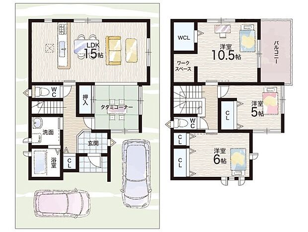 【3LDK】○長等小学校・・・徒歩11分 ○皇子山中学校・・・徒歩9分