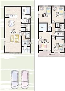 ○治田西小学校・・・徒歩７分 ○栗東西中学校・・・徒歩２３分 