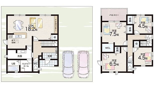 【4LDK】○城南小学校・・・徒歩１０分 ○南中学校・・・徒歩９分