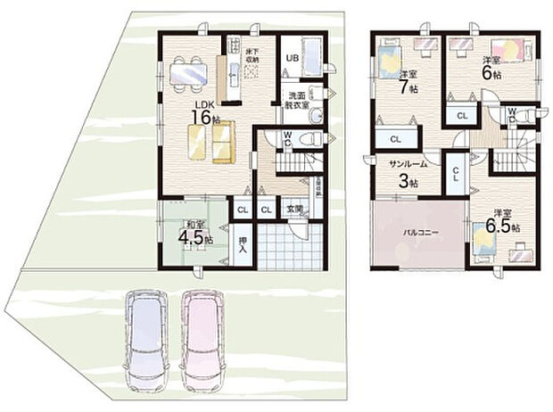【4LDK+S(納戸)】○竹永小学校・・・徒歩24分 ○八風中学校・・・徒歩50分