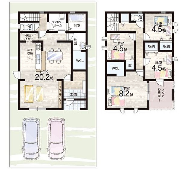 【3LDK】○堅田小学校・・・徒歩12分 ○堅田中学校・・・徒歩15分