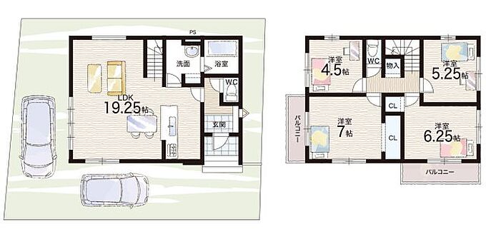 1区画