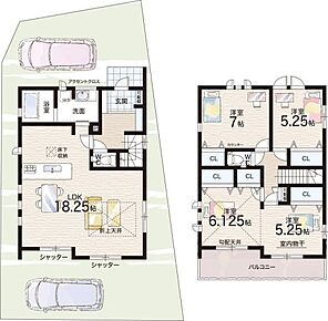○笠縫小学校・・・徒歩10分 ○松原中学校・・・徒歩8分 