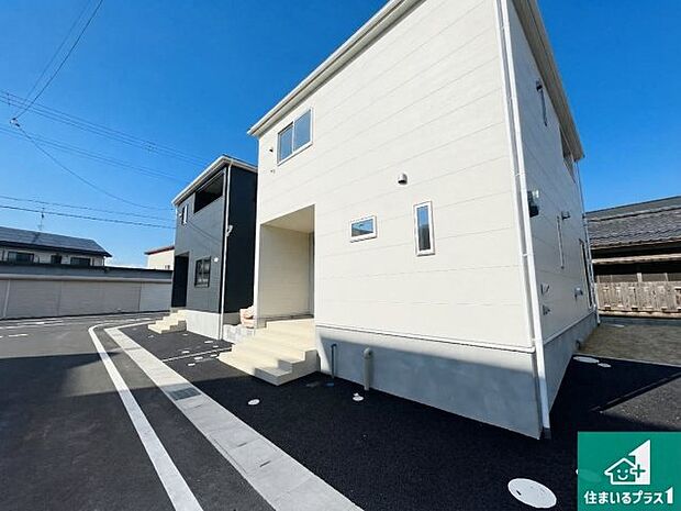 【外観】お客様に長く安心して住んでいだだける事にこだわった家づくり!住んでからのアフターサービスにもしっかりと取り組んでいます!