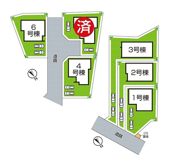 全6区画