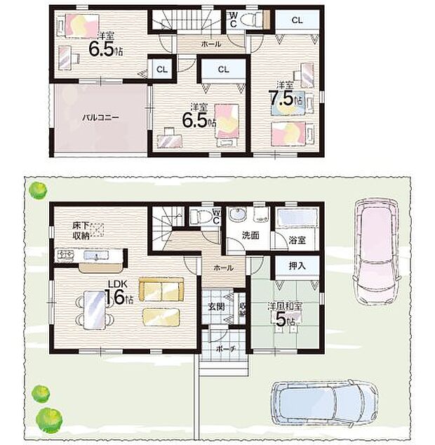 【4LDK】○英賀保小学校・・・徒歩14分 ○飾磨西中学校・・・徒歩28分