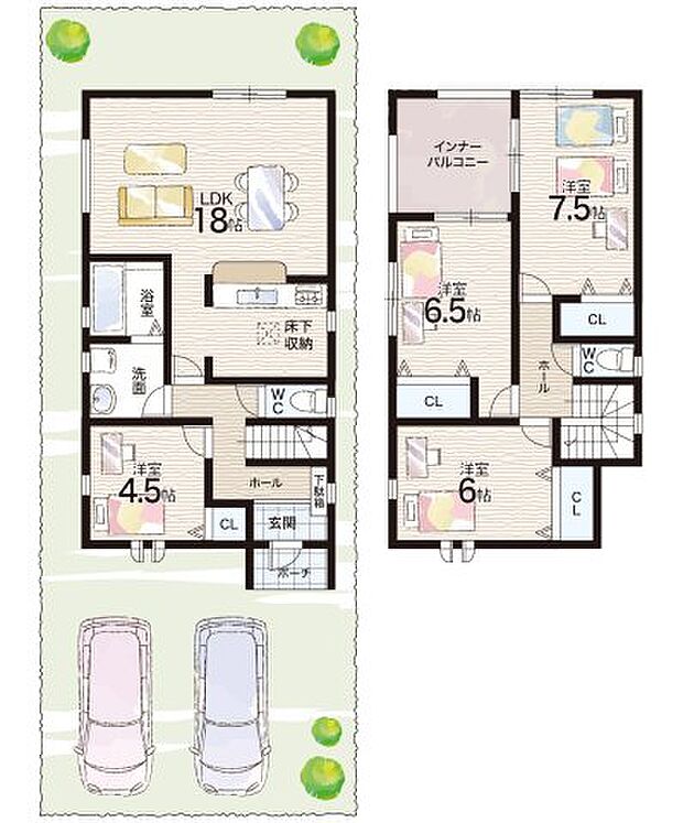 【4LDK】○塩屋小学校・・・徒歩11分 ○赤穂西中学校・・・徒歩12分