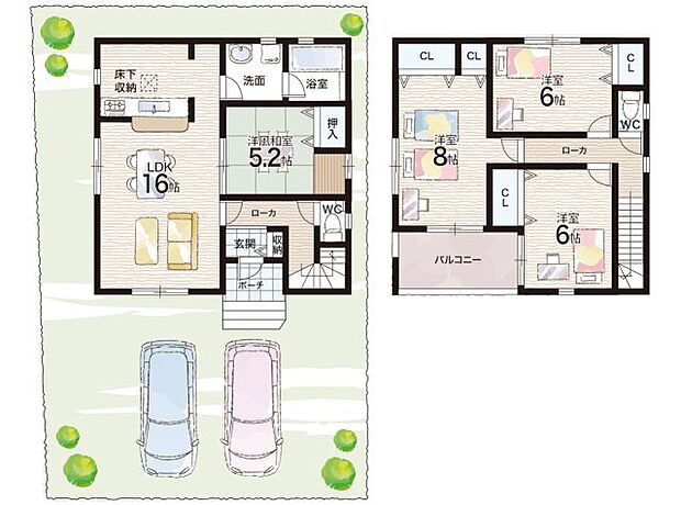 【4LDK】○尾上小学校・・・徒歩14分 ○浜の宮中学校・・・徒歩19分