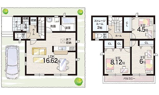 【3LDK+S(納戸)】○平岡北小学校・・・徒歩12分 ○平岡中学校・・・徒歩8分
