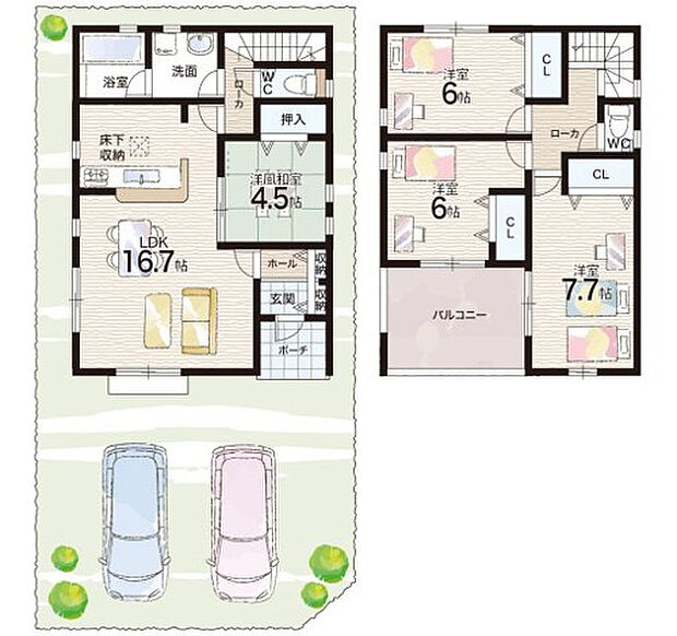 【4LDK】○別府小学校・・・徒歩7分 ○別府中学校・・・徒歩12分