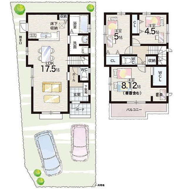 【3LDK】○錦浦小学校・・・徒歩17分 ○魚住中学校・・・徒歩13分