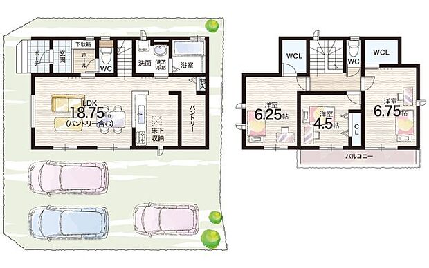 【3LDK】○錦浦小学校・・・徒歩9分 ○魚住中学校・・・徒歩27分