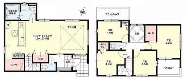 (1号棟)、価格3599万円、4LDK、土地面積150.17m2、建物面積101.02m2