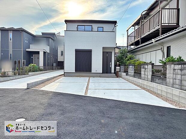 【１号棟】堂々完成いたしました！ぜひ現地にて、実際の建物・街並み・日当たり等ご確認下さい♪お気軽にお問い合わせください☆
