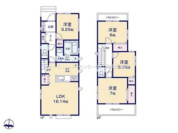(B号棟)、価格2990万円、4LDK、土地面積132.71m2、建物面積96.49m2