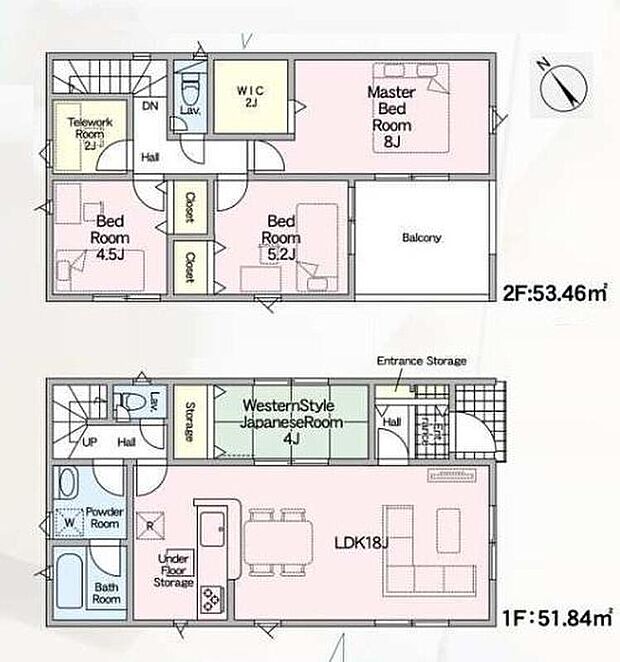 (3号棟)、価格3590万円、4LDK+S、土地面積206.84m2、建物面積105.3m2
