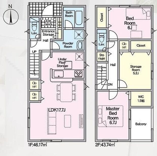 【2LDK+S】玄関入ってすぐの洗面室で、帰宅後にすぐ手を洗えて衛生的☆リビングの家族の様子がわかる対面式キッチン。◇大きな荷物も収納可能なウォークインクローゼット☆