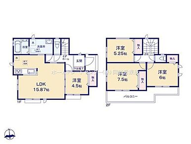 南向きの広々リビング♪リビングに隣接したホッと落ち着く4.5帖の洋室！各居室に収納完備でお部屋もスッキリ片付きます！２部屋続きのワイドなバルコニー有☆ 