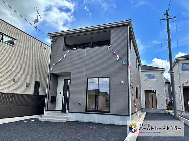 【現地外観写真】【１号棟】完成しております！内覧可能です！事前予約制にて承っております。現地ご見学の際はお気軽にお問い合わせ下さい☆