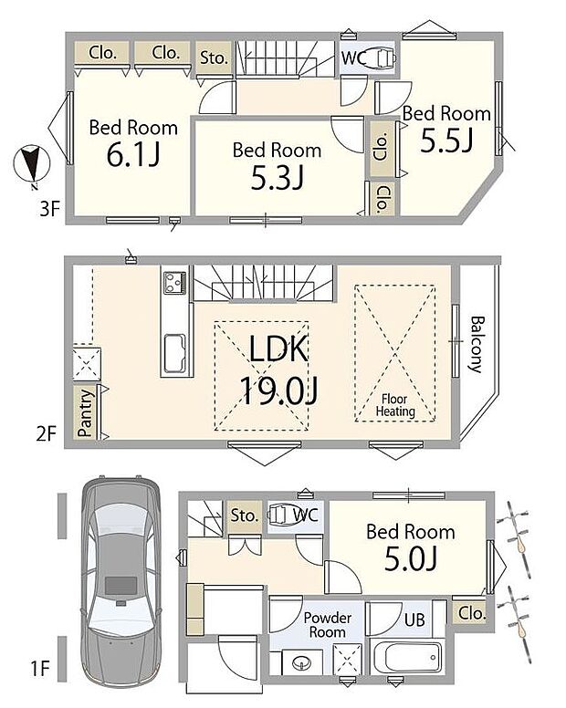 【参考プラン間取図】