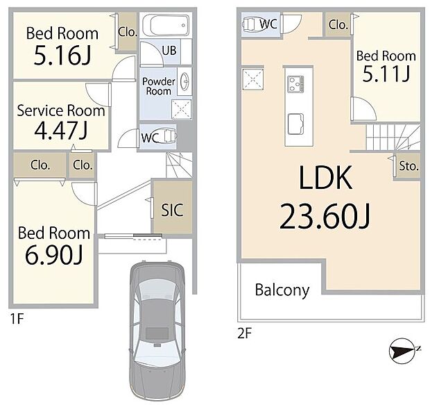 建物プラン間取:3LDK+S 建物プラン面積:100.33m2 建物プラン価格:2500万円 【A区画参考プラン】