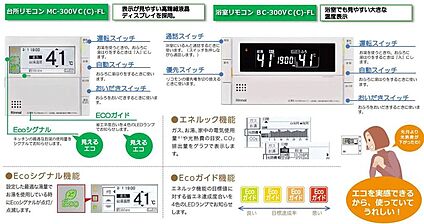 ■台所＆浴室リモコン