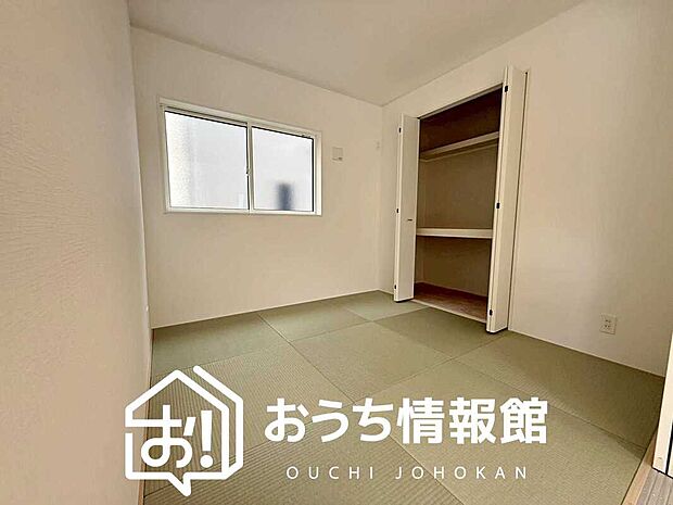 【現地写真(和室)】大壁仕様の新和室。くつろぎの空間です。