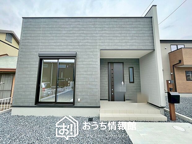 【現地写真（外観）【１号地】】耐震等級最高「３」取得で基準の１.５倍の性能・耐震強度で安心できます。