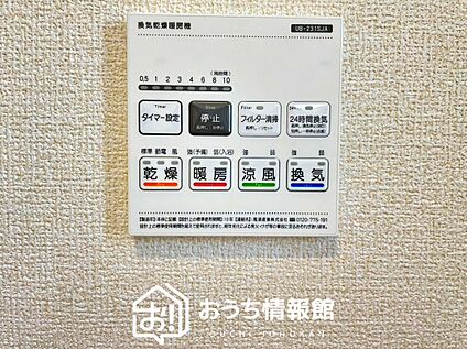 電気式浴室暖房換気乾燥機リモコン