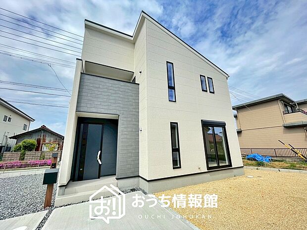 【現地写真(外観)【1号地】】健康被害に配慮したもっとも安全性の高い建材を採用し、シックハウス対策をしております。