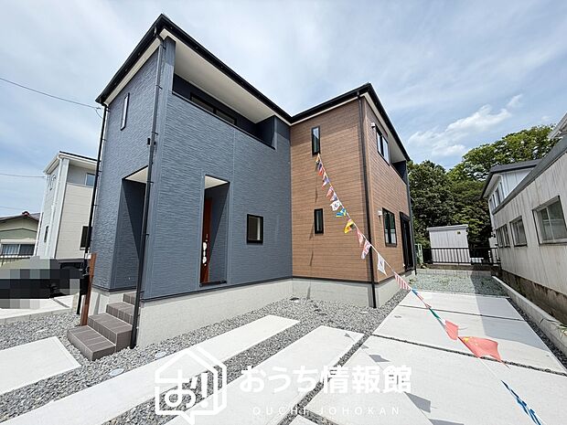 【現地写真(外観)【2号地】】健康被害に配慮したもっとも安全性の高い建材を採用し、シックハウス対策をしております。