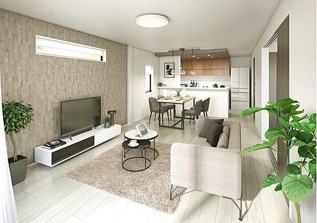 【施工例：LDK】
「八王子」駅周辺まで車で約20分、「高尾」駅へ約15分のアクセス。八王子西ICまで8分で行くことも可能！