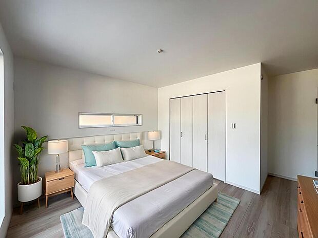 【寝室８帖】この家具はAI生成によって配置されたものです