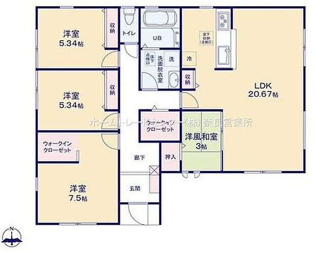 (2号棟間取り図)