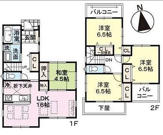 (3号棟)、4LDK、土地面積161.11m2、建物面積98.01m2